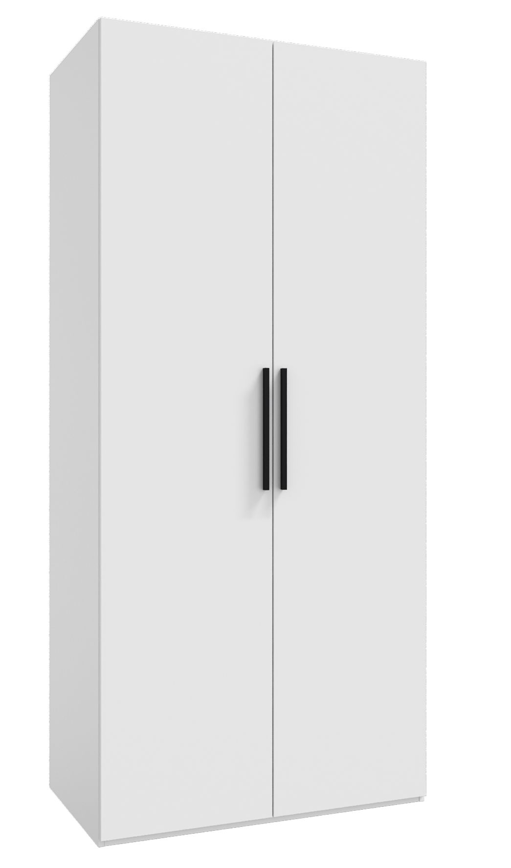 Шкаф распашной Даллас ,двухдверный ,Белый  